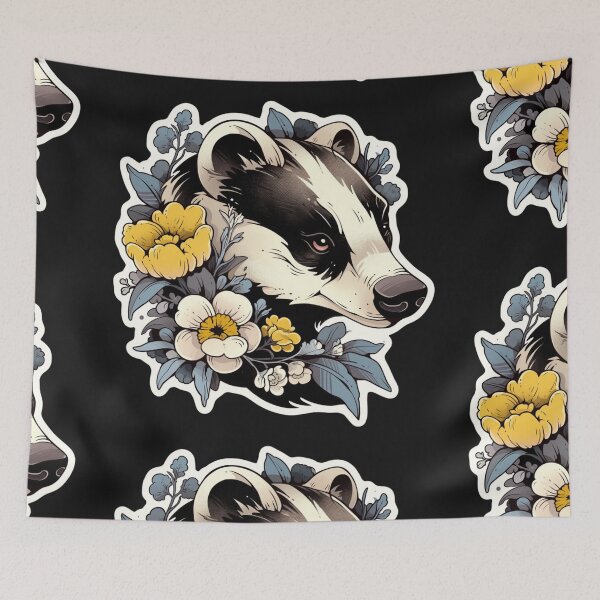 Item preview, badger designed and sold by MendaciousMina.