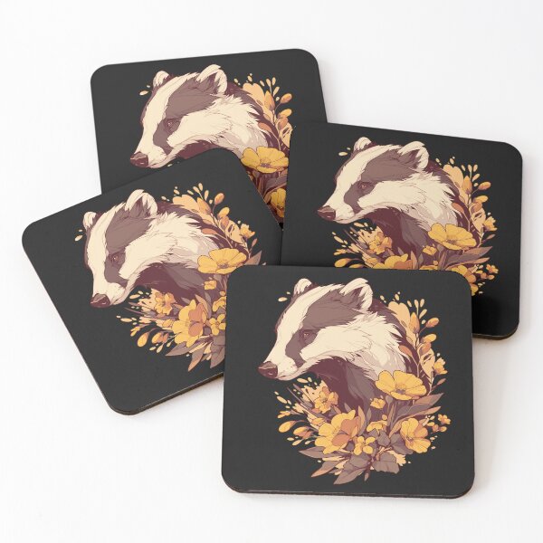 Item preview, badger designed and sold by MendaciousMina.