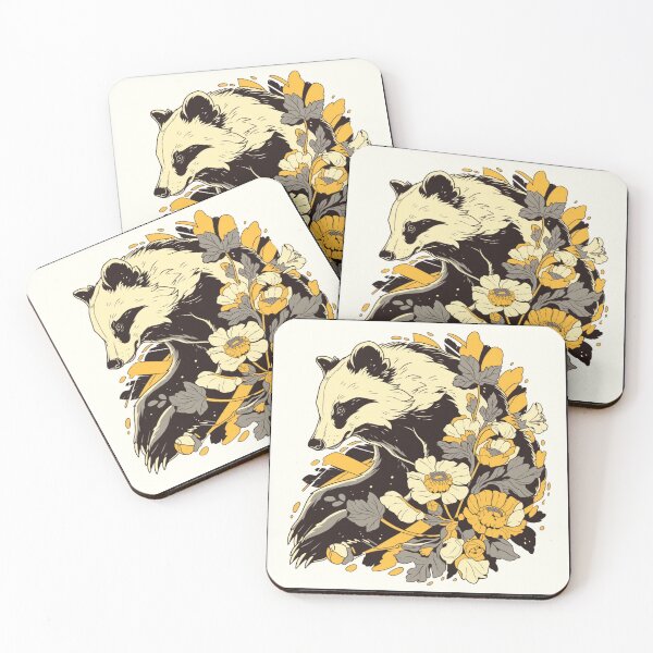 Item preview, badger designed and sold by MendaciousMina.