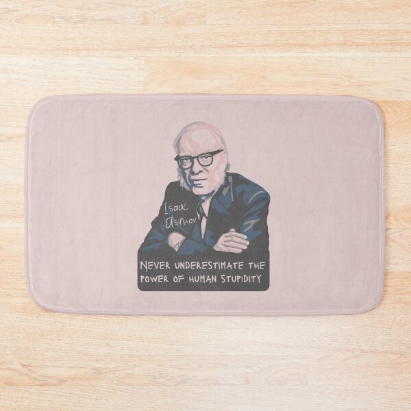 Item preview, Isaac Asimov Portrait and quote designed and sold by Unhinged Heather.