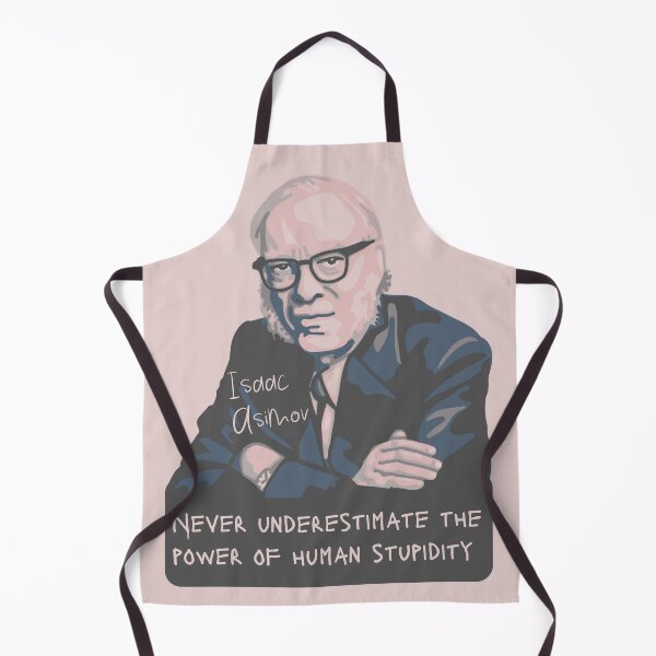 Item preview, Isaac Asimov Portrait and quote designed and sold by Unhinged Heather.