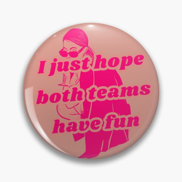 Item preview, I just hope both teams have fun hot pink funny football designed and sold by KWZCreates.