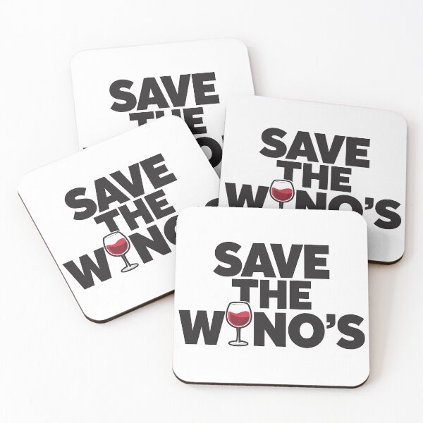 Item preview, Funny Wine Lover T-Shirt – 'SAVE THE WINO'S' Rhino Design for Wine Enthusiasts designed and sold by tonyhopeirl.