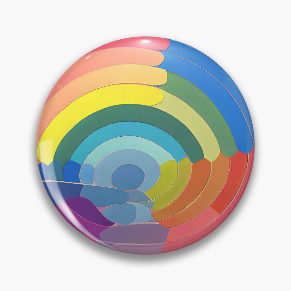 Item preview, Pastel rainbow overlapping circles for a whimsical, lighthearted designed and sold by Tchoice.