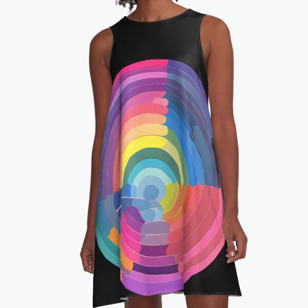 Item preview, Pastel rainbow overlapping circles for a whimsical, lighthearted designed and sold by Tchoice.