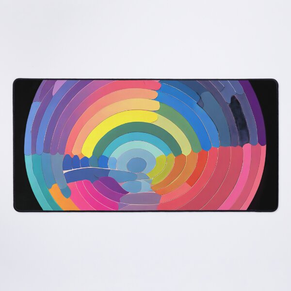 Item preview, Pastel rainbow overlapping circles for a whimsical, lighthearted designed and sold by Tchoice.