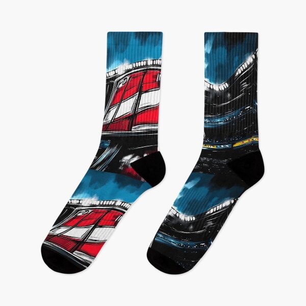 Item preview, Stylized Football Player on Stadium Screen with Dramatic Lighting - Vibrant Sports Art designed and sold by OlfactoART Studio.