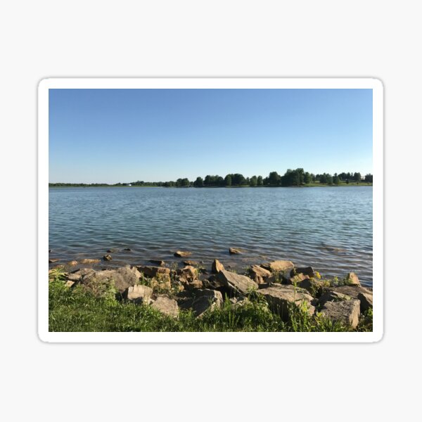Item preview, Lake with rocks designed and sold by Pash & Chelle Padgett.