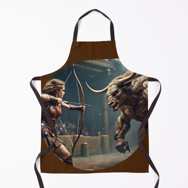 Item preview, Archer Girl vs Minotaur V.1 designed and sold by Jese345.