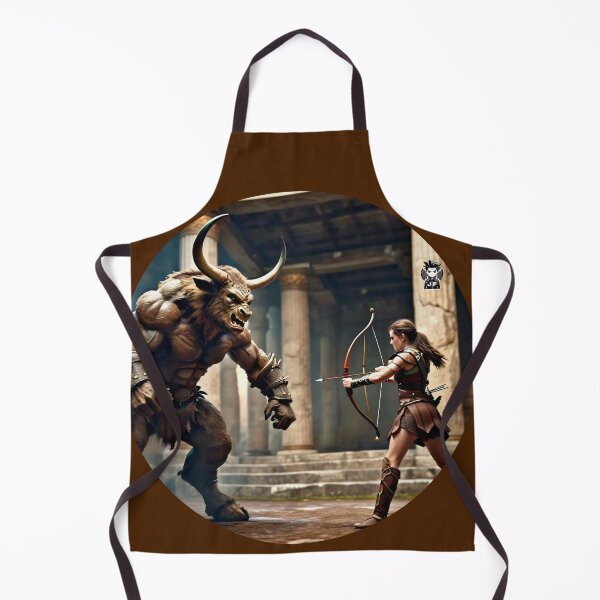 Item preview, Archer Girl vs Minotaur V.2 designed and sold by Jese345.