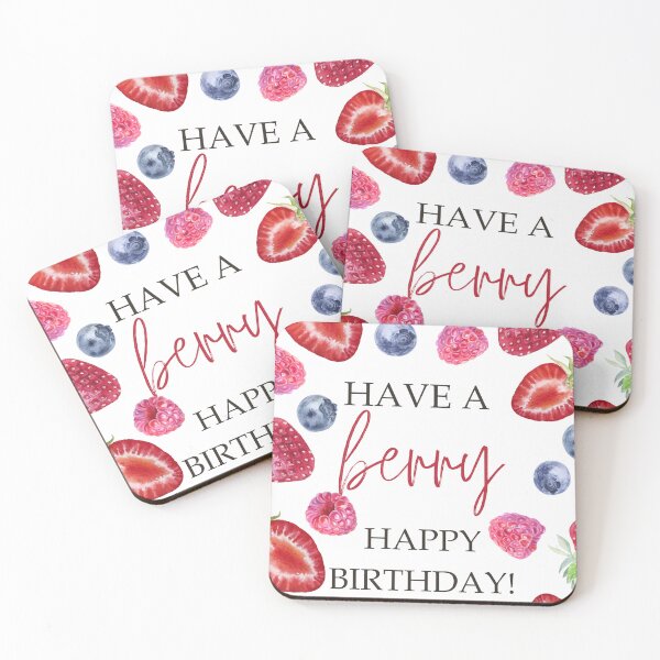 Item preview, Berry Happy Birthday designed and sold by flameandbloom.