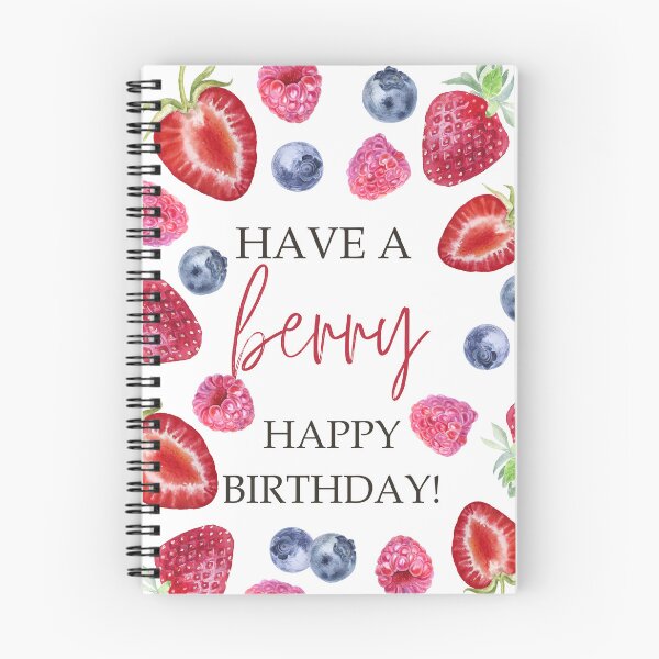 Item preview, Berry Happy Birthday designed and sold by flameandbloom.