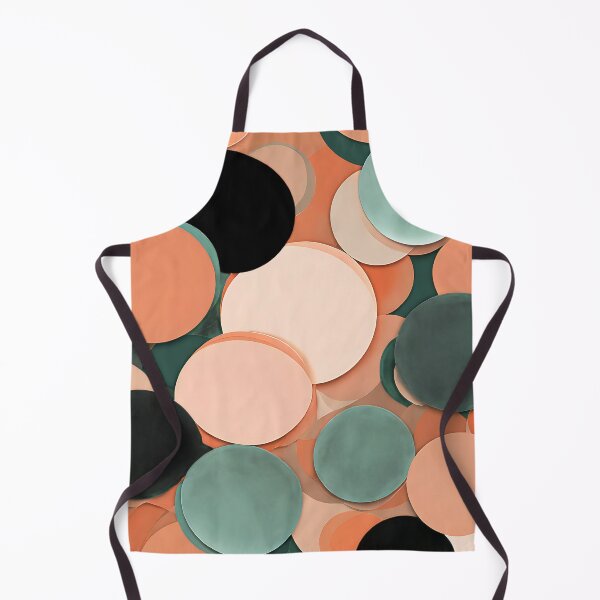 Item preview, Overlapping circles in soft peach and mint green for a fresh, spring designed and sold by Tchoice.