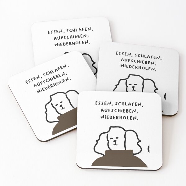 Item preview, Essen, schlafen, aufschieben, wiederholen. | Handwritten-style Font designed and sold by RM-Journey.
