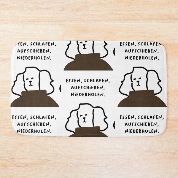 Item preview, Essen, schlafen, aufschieben, wiederholen. | Handwritten-style Font designed and sold by RM-Journey.