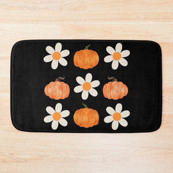 Item preview, Pumpkins among vintage flowers designed and sold by FreeSoulLab.