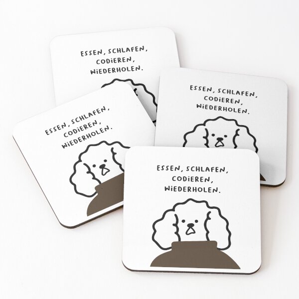Item preview, Essen, schlafen, codieren, wiederholen. | Handwritten-style Font designed and sold by RM-Journey.