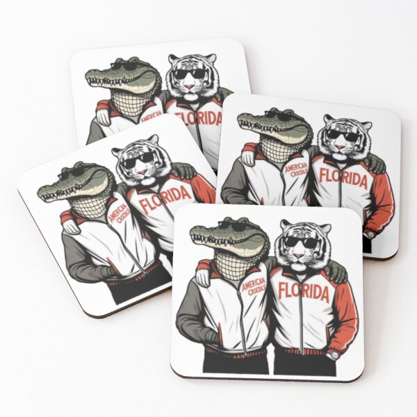 Item preview, Playful Florida alligator and his friend the Florida panther designed and sold by Yas_oma.