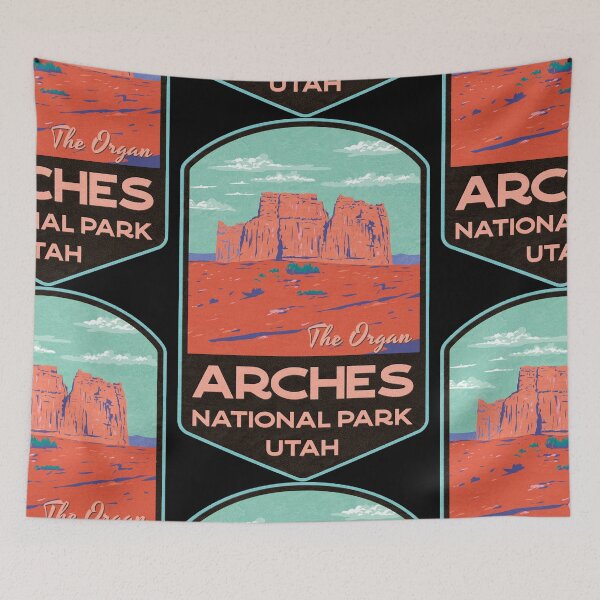 Item preview, The Organ Arches National Park designed and sold by JordanHolmes.