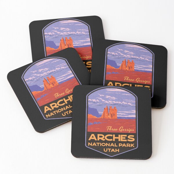 Item preview, Three Gossips Arches National Park designed and sold by JordanHolmes.