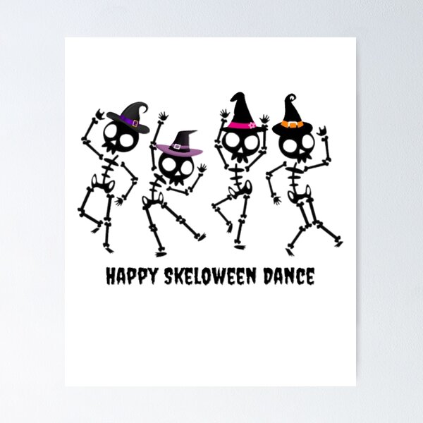 Item preview, Happy Skeloween Dance Skeleton designed and sold by Balsamine.