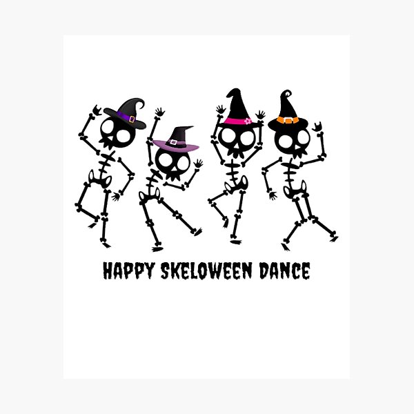 Item preview, Happy Skeloween Dance Skeleton designed and sold by Balsamine.