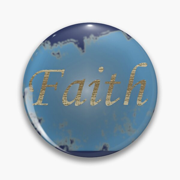 Item preview, Faith Golden Blue Abstract Religious Colorful designed and sold by natureinfocus.