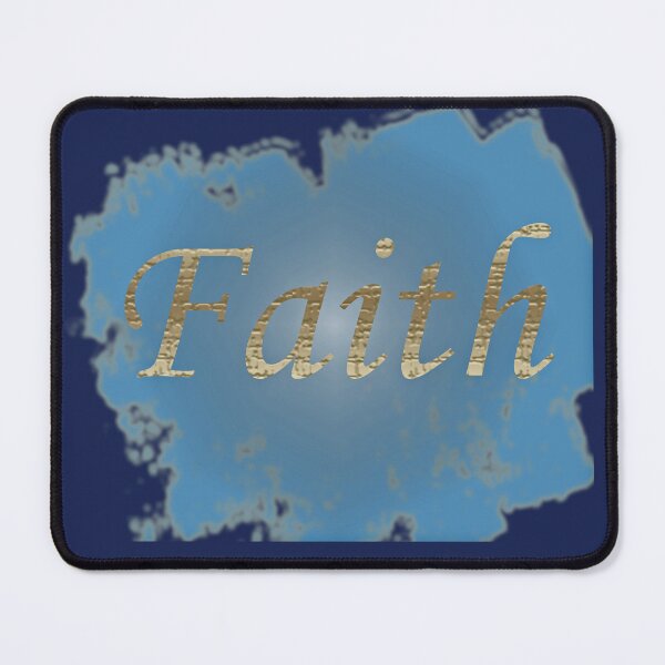 Item preview, Faith Golden Blue Abstract Religious Colorful designed and sold by natureinfocus.