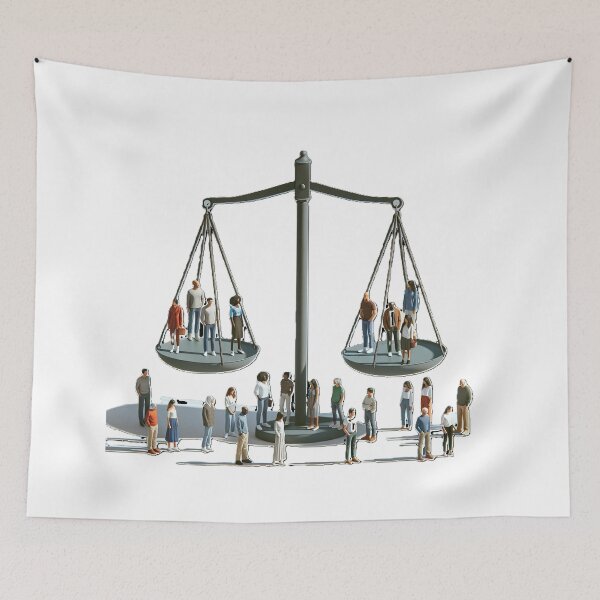 Item preview, Balance of Justice Equality Scales Design for Advocates, Balance of Justice Unity Advocate Apparel designed and sold by majidi1.