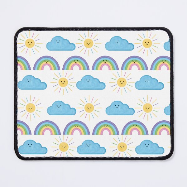 Item preview, Sun Cloud Rainbow Colorful Pattern designed and sold by Kutiefy-shop.