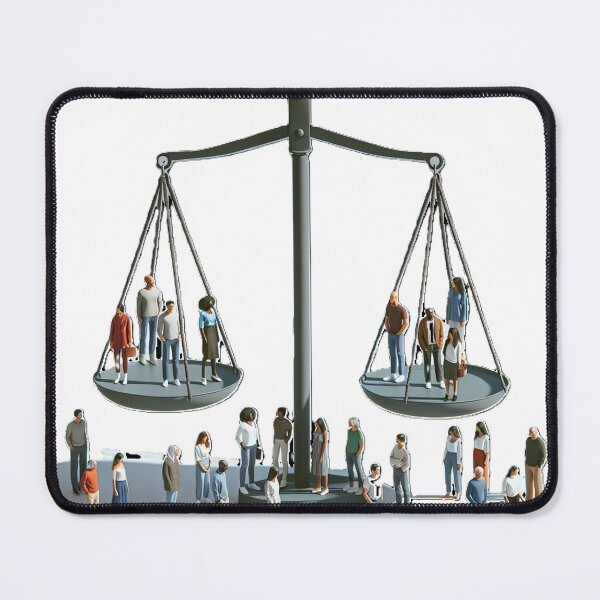 Item preview, Balance of Justice Equality Scales Design for Advocates,Balance of Justice Unity Advocate Apparel designed and sold by majidi1.