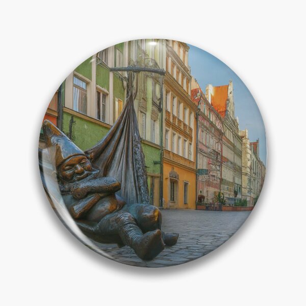 Item preview, Thinking of Wroclaw - Gnome in Hammock designed and sold by Purrfecta.