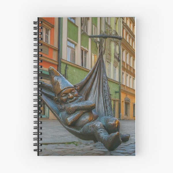 Item preview, Thinking of Wroclaw - Gnome in Hammock designed and sold by Purrfecta.