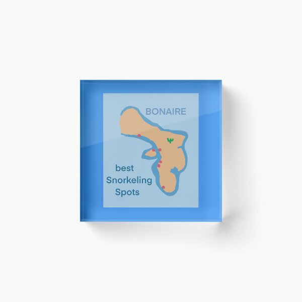 Item preview, Best snorkel spots in Bonaire designed and sold by seahorse crossing.