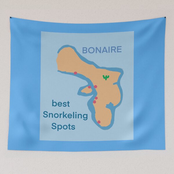 Item preview, Best snorkel spots in Bonaire designed and sold by seahorse crossing.