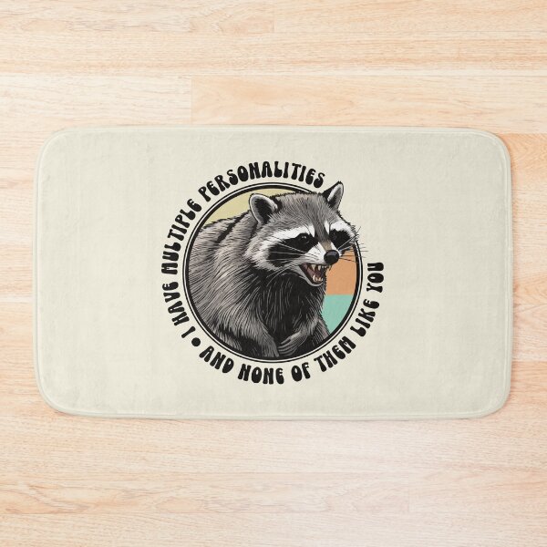 Item preview, Multiple Personalities, None Like You Vintage Angry Raccoon designed and sold by thecatcouch.