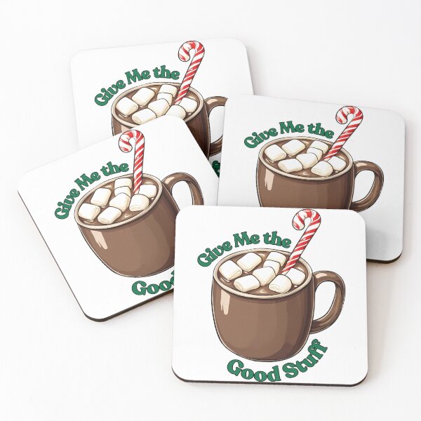 Item preview, Hot Cocoa "Give Me the Good Stuff"  designed and sold by LarkspurAndTea.