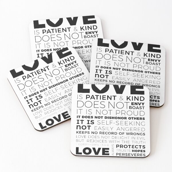 Item preview, Love is patient and Kind designed and sold by theL3Studio.
