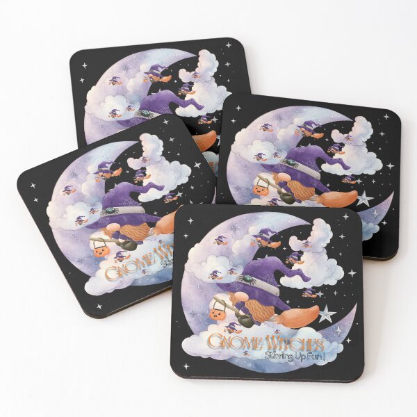 Item preview, Gnome Witches Stirring Up Fun | Magical Witchy Gnome Art & Cute Halloween Gnome Design for Spooky Fun designed and sold by Gnome to Express.