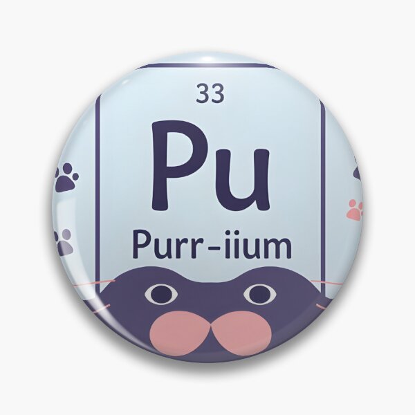 Artikelvorschau, Purr-iium Katze Periodensystem Element für Chemie- und Katzenliebhaber entworfen und verkauft von puurfectcat.