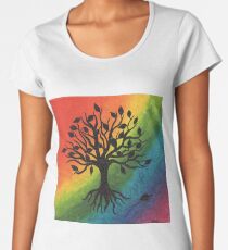 Yggrasil's Rainbow Women's Premium T-Shirt