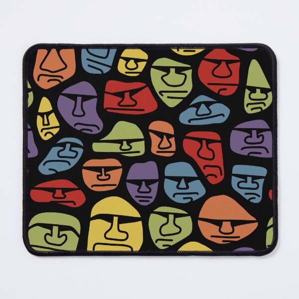 Item preview, Wonky Easter Island Heads designed and sold by Unhinged Heather.
