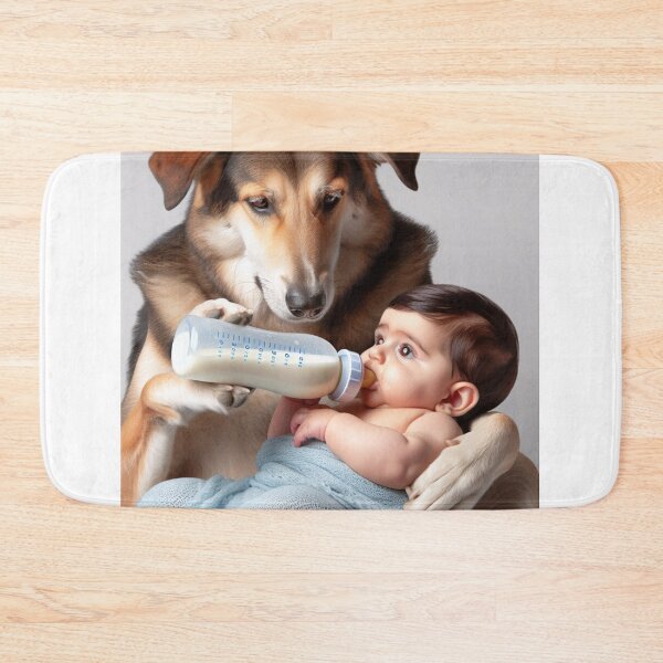 Item preview, Dog Can Babysitter Holding Milk Bottle Funny Design,Dog Can Babysitter Perfect Gift Parents Pet Lovers designed and sold by majidi1.