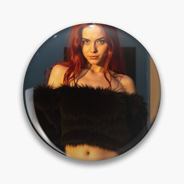 Item preview, Woman wearing a fluffy top designed and sold by Shinihime.