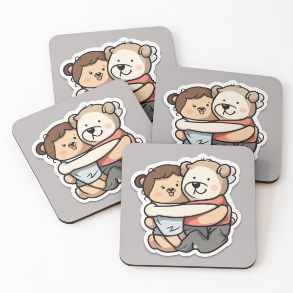 Item preview,  Hug Day Sticker designed and sold by hjian8219.