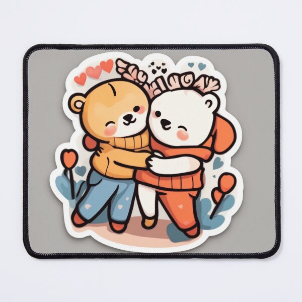 Item preview, Hug Day Sticker designed and sold by hjian8219.