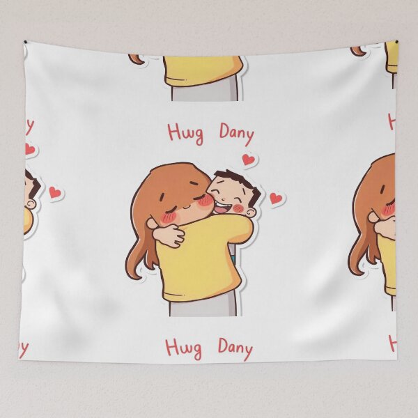 Item preview,  Hug Day Sticker designed and sold by hjian8219.