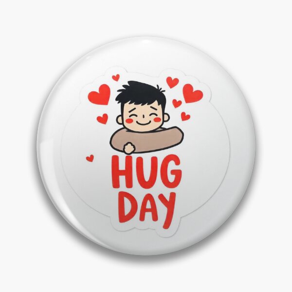 Item preview,  Hug Day Sticker designed and sold by hjian8219.