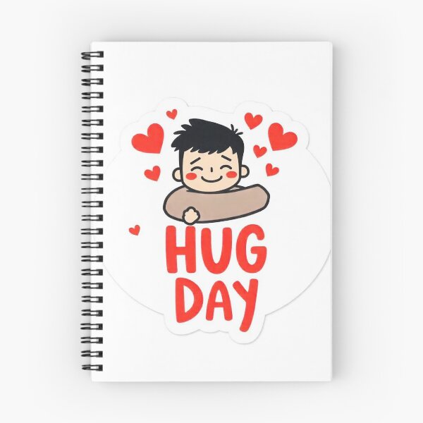 Item preview, Hug Day Sticker designed and sold by hjian8219.