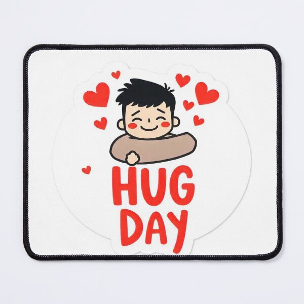 Item preview, Hug Day Sticker designed and sold by hjian8219.